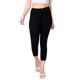 Black Womenβs Stretch Leggings β Comfortable Everyday Wear