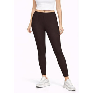 Brown Women’s Stretch Leggings – Comfortable Everyday Wear
