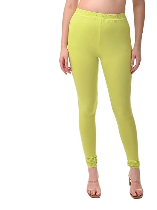 Lime Green Women’s Stretch Leggings – Comfortable Everyday Wear