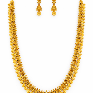 Traditional Lakshmi Coin Temple Necklace Set