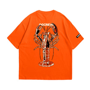 Orange Lobsters T-Shirt - Size XS