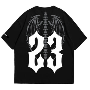 Black 23 Wings T-Shirt - Size XS
