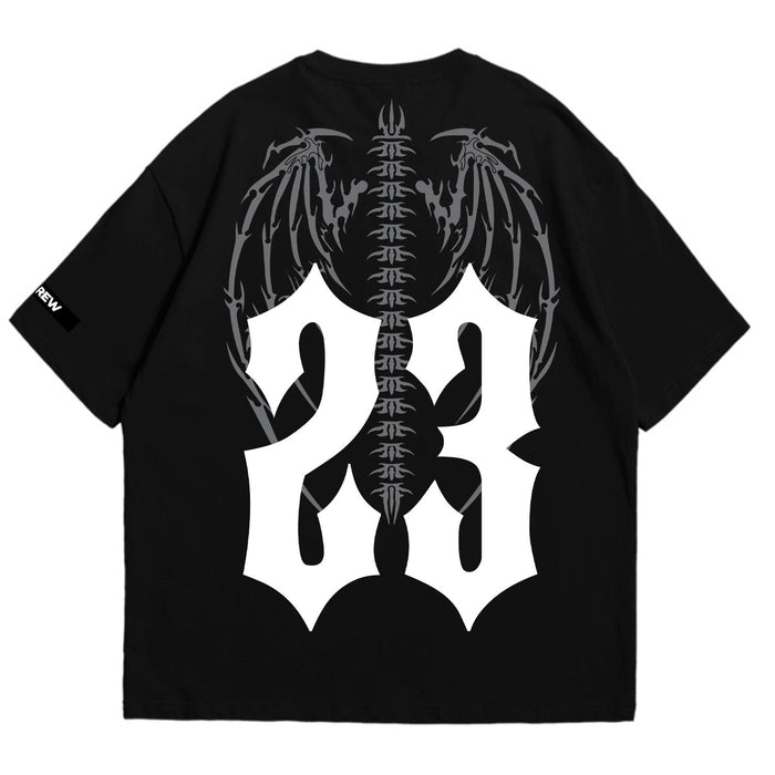 Black 23 Wings T-Shirt - Size XS