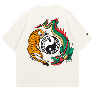 Off White Dragon Tiger T-Shirt - Size XS