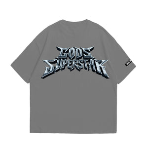 Light Grey Gods Superstar T-Shirt - Size XS