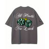 Dark Grey All Hustle No Luck T-Shirt - Size XS